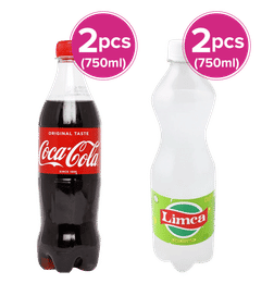  Coca Cola & Limca Combo, 1 combo, 180 Rupees