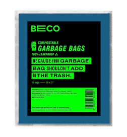 Beco Compostable Blue Garbage Bags- Medium 19 X 21 Inches, 1 pack, 121 Rupees