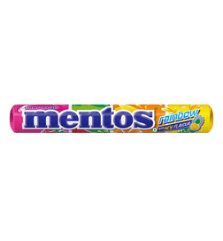 Mentos Rainbow Chewy Candy Stick, 36.4 g, 20 Rupees