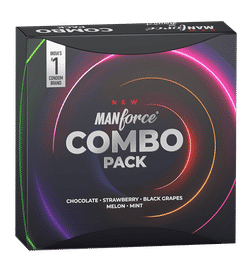 Manforce (Chocolate Strawberry Coffee Black Grapes & Melon), 20 pieces, 219 Rupees
