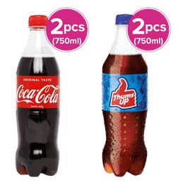  Coca Cola & Thums Up Combo, 1 combo, 177 Rupees