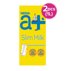 Nestle A+ Slim Skimmed Milk, 1 ltr x 2, 176 Rupees