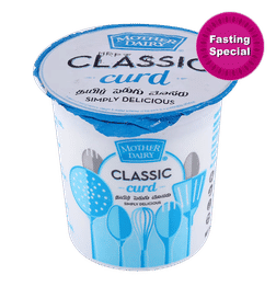 Mother Dairy Classic Curd, 200 g, 25 Rupees