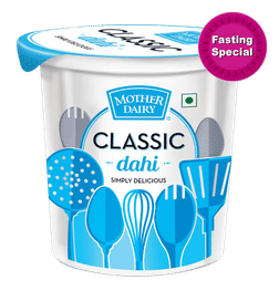 Mother Dairy Classic Curd, 400 g, 50 Rupees