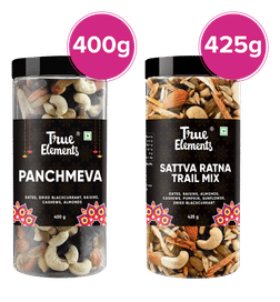 True Elements Panchmewa & Sattva Ratna Trail Mix, 1 combo, 774 Rupees