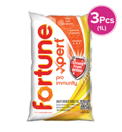 Fortune Xpert Pro Immunity Oil, 1 ltr x 3, 480 Rupees