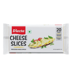 D'lecta Processed Cheese Slices, 400 g, 228 Rupees