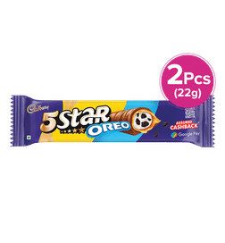 Cadbury 5 Star Oreo Chocolate Bar, 21 g x 2, 40 Rupees
