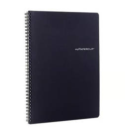 myPAPERCLIP Wiro Ruled Notebook (Black | 144 Pages), 1 Piece, 302 Rupees