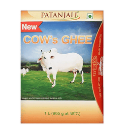 Patanjali Cow's Ghee, 1 L, 730 Rupees