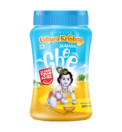 Udhayakrishna Ghee 200 ML Jar, 182 g, 188 Rupees