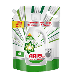 Ariel Matic Front Load Liquid Detergent, 4 L, 629 Rupees