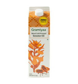 Gramiyaa Wood Cold Pressed Sesame Oil, 1 ltr, 501 Rupees