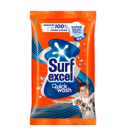 Surf Excel Quick Wash Detergent Powder, 2 kg, 420 Rupees