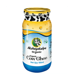 Akshayakalpa Organic Cow Ghee, 195 ml x 2, 618 Rupees