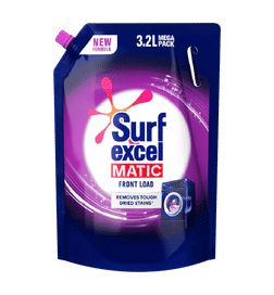 Surf Excel Matic Front Load Liquid Detergent, 3.2 L, 509 Rupees