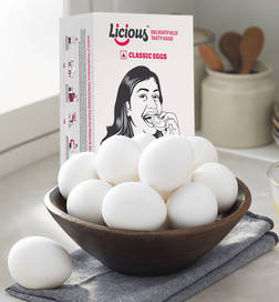 Licious Classic Eggs, 12 pieces, 137 Rupees