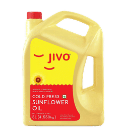 Jivo Cold Pressed Chemical Free Sunflower Oil, 5 ltr, 888 Rupees