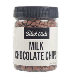 The Select Aisle Milk Chocolate Chips, 150 g, 156 Rupees