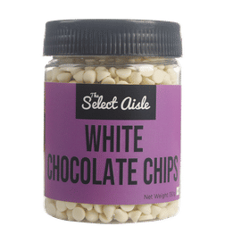 The Select Aisle White Chocolate Chips, 150 g, 165 Rupees