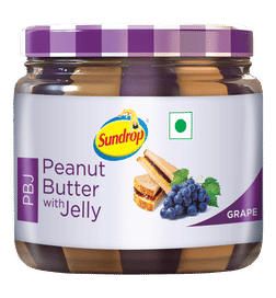 Sundrop Peanut Butter With Jelly (Grape), 340 g, 126 Rupees
