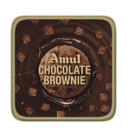 Amul Chocolate Brownie Ice Cream Tub, 1 L, 230 Rupees
