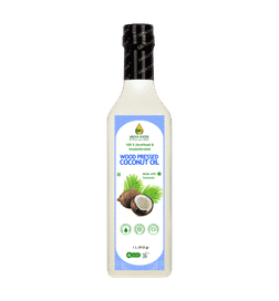 Aroga Foods Wood Pressed Coconut Oil, 1 ltr, 696 Rupees