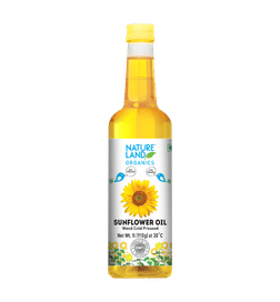 Natureland Organics Sunflower Oil, 1 ltr, 294 Rupees