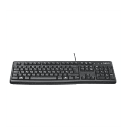 Logitech K120 Plug-and-Play Keyboard, USB (Black), 1 unit, 549 Rupees