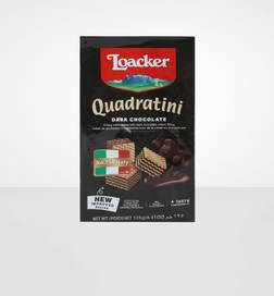 Loacker Quadratini Dark Chocolate Italy, 125 g, 249 Rupees