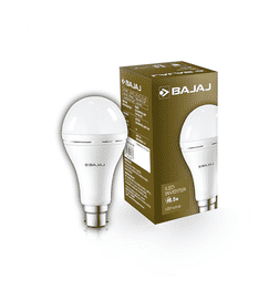 Bajaj 8.5 W Round , B22 Base, 6500 Kelvin (White), 1 unit, 178 Rupees