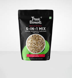 True Elements 5-In-1 Super Seeds Mix, 125 g, 108 Rupees