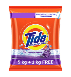 Tide Plus Detergent Washing Powder - Lavender, 6 kg, 547 Rupees