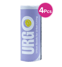 URGO Premium Lemon Scented Biodegradable Garbage Bags - Medium (48 x 53 cm), 30 pieces x 4, 254 Rupees