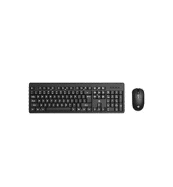 HP KM200 Wireless Mouse and Keyboard Combo, Full-Size Ergonomic Design, 3 Button and Built-in Scroll Wheel, 2.4 GHz Wireless connection (Black), 1 unit, 1101 Rupees