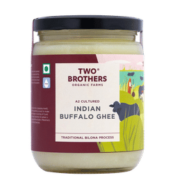 Two Brothers Organic Farms A2 Desi Buffalo Ghee, 500 ml, 866 Rupees