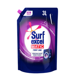 Surf Excel Matic Front Load Liquid Detergent, 3 ltr, 459 Rupees