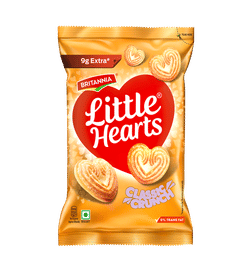 Britannia Little Hearts Classic Crunch, 70 g, 24 Rupees