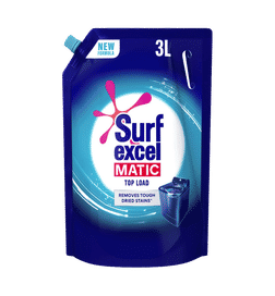 Surf Excel Matic Top Load Liquid Detergent Pouch, 3 L, 423 Rupees