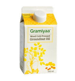 Gramiyaa Cold Pressed Groundnut Oil, 500 ml, 189 Rupees