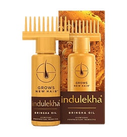Indulekha Bringha Oil|| Reduces Hair Fall and Grows New Hair|| 100% Ayurvedic Oil, 50 ml, 208 Rupees