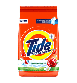 Tide Plus Double Power Jasmine & Rose Detergent Powder, 1 kg, 122 Rupees