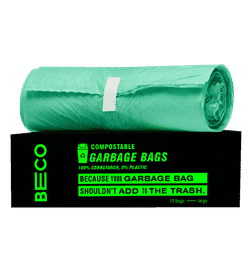Beco compostable garbage bags (L24 x 32 inches) 10 pcs, 1 pack, 170 Rupees