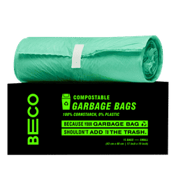 Beco compostable garbage bags (S 17 x 19 inches) 15 pcs, 1 pack, 117 Rupees
