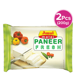 Amul Fresh Paneer, 200 g x 2, 184 Rupees