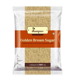 DHAMPURE Golden Brown Sugar, 1 kg, 113 Rupees