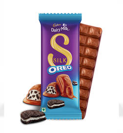 Cadbury Dairy Milk Silk Oreo Chocolate Bar, 58.5 g, 110 Rupees
