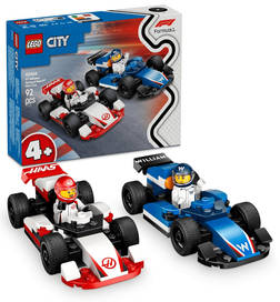 LEGO City F1 Williams Racing & Haas F1 Race Cars Vehicle Toy Set 60464, 1 pack, 2124 Rupees