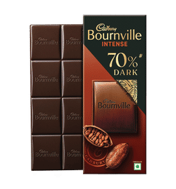 Cadbury Bournville Rich Cocoa 70% Dark Chocolate Bar, 75 g, 135 Rupees