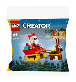 LEGO Creator Santa's Sleigh Ride 30670, 1 pack, 382 Rupees